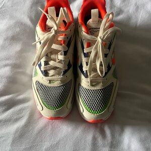 Nike Athletic Shoes - Cream, Orange, Green, Blue